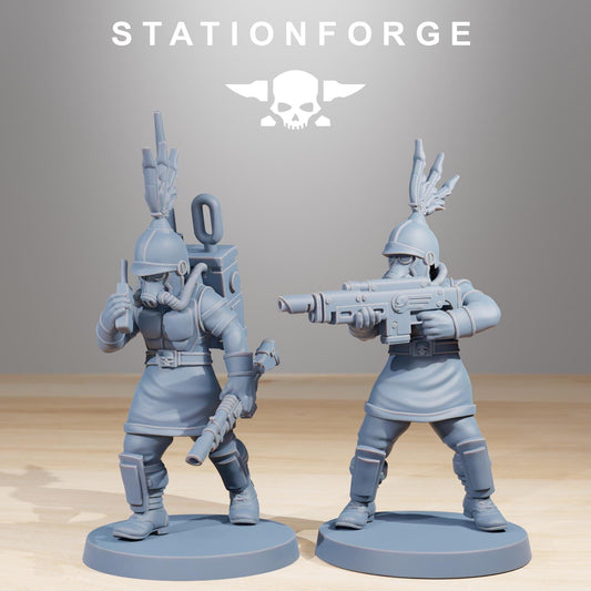 GrimGuard Aquilastra Miniatures by STATIONFORGE, Imperial guard infantry regiment