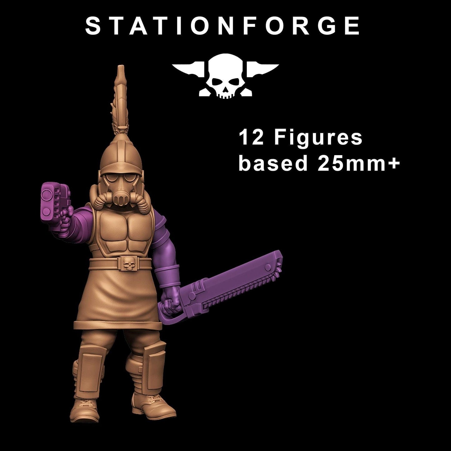GrimGuard Aquilastra Miniatures by STATIONFORGE, Imperial guard infantry regiment