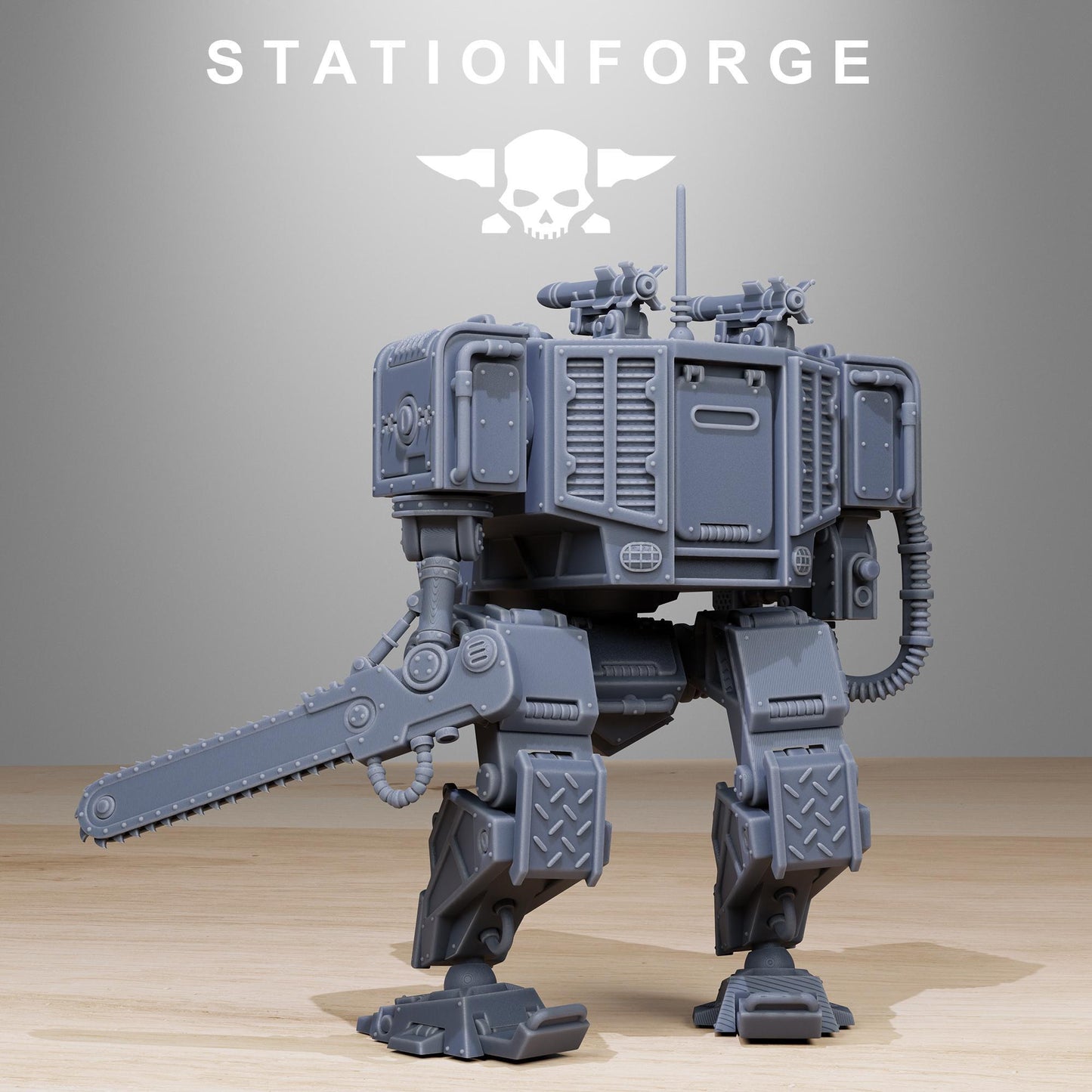 Vaskar Walker, Death Korps Proxy, Sci-Fi Wargames Miniatures by STATIONFORGE