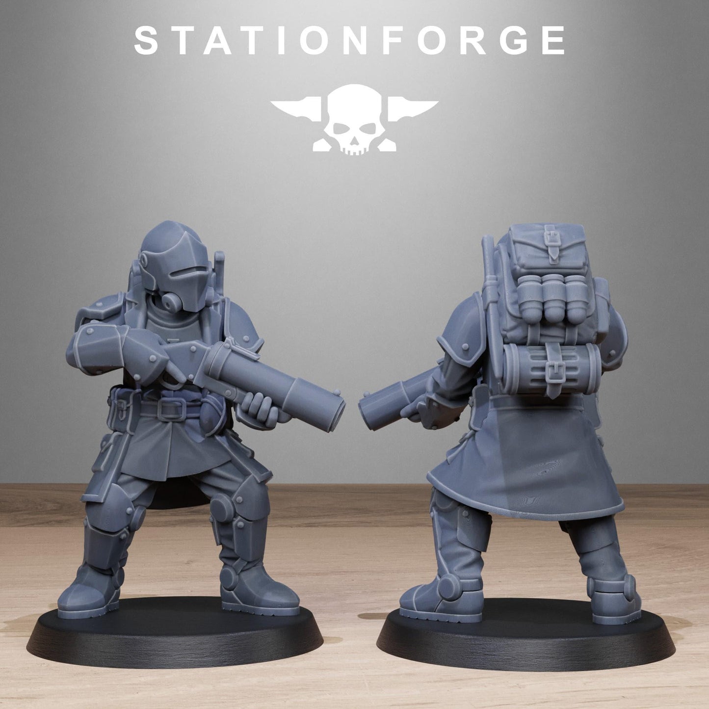 RoyalGuard Enforcers Modular Set Miniatures by STATIONFORGE, Imperial guard infantry regiment