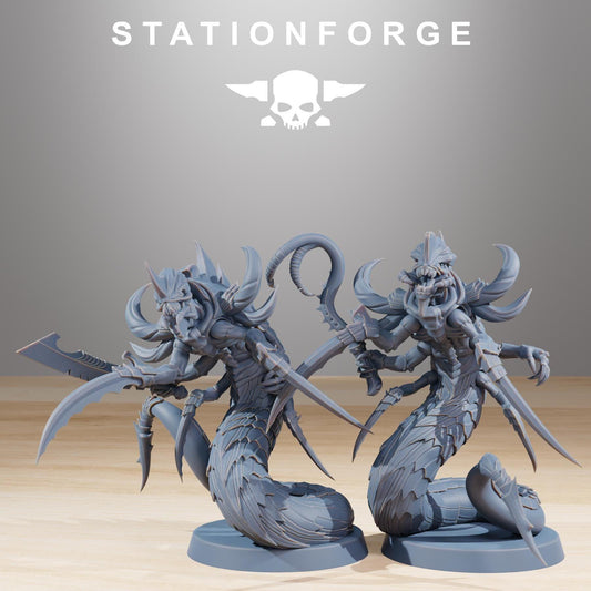 Xenarid Serpents - Xenarid Alien Bugs - Sci-Fi Grimdark Bug aliens by STATIONFORGE