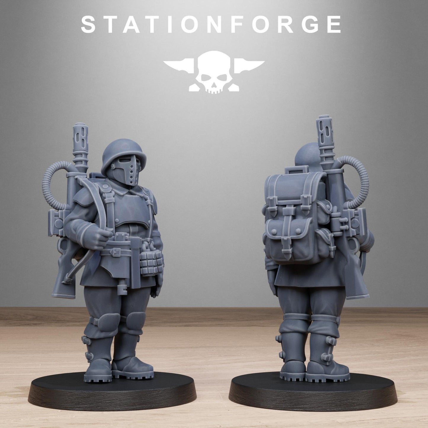 FreeGuard Builder Kit, Imperial Guard Proxy, Sci-Fi Wargames Miniatures by STATIONFORGE