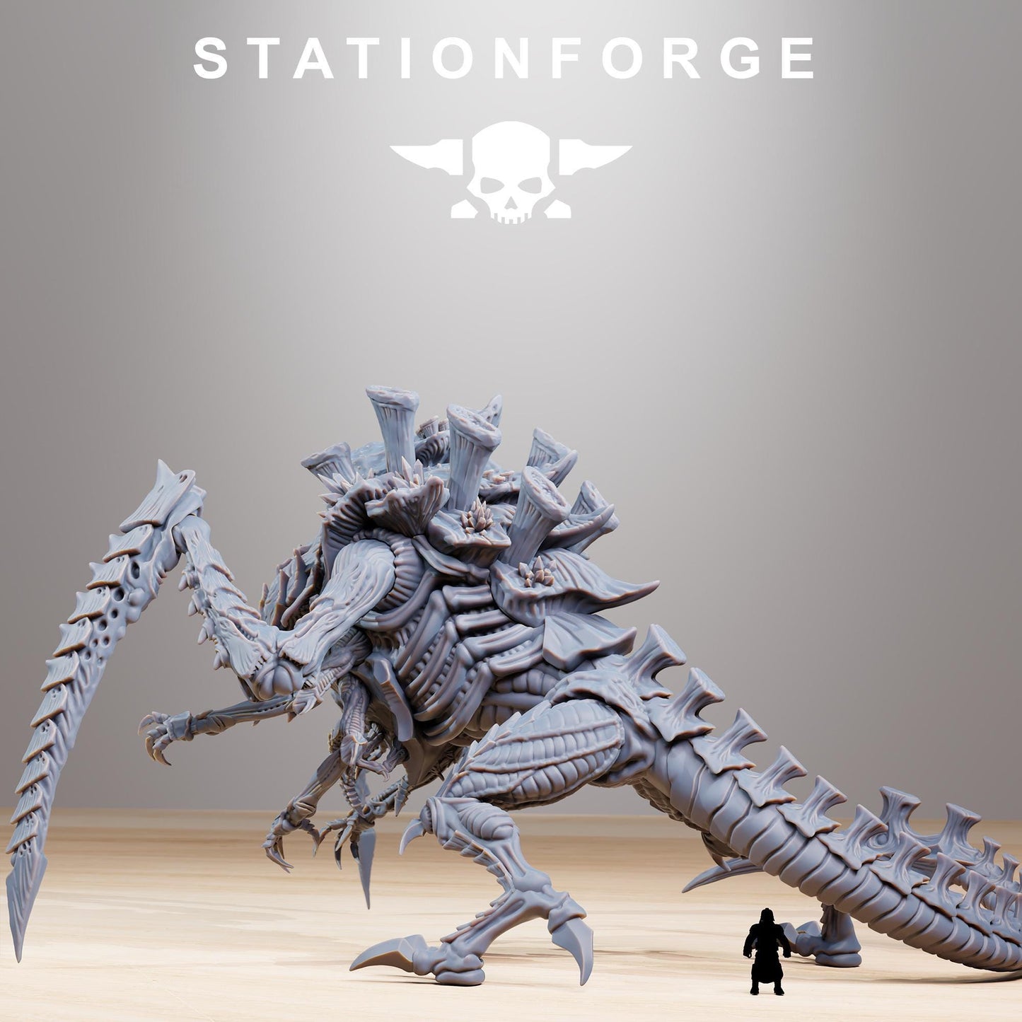 Xenarid Queen - Xenarid Alien Bugs - Sci-Fi Grimdark Bug aliens by STATIONFORGE