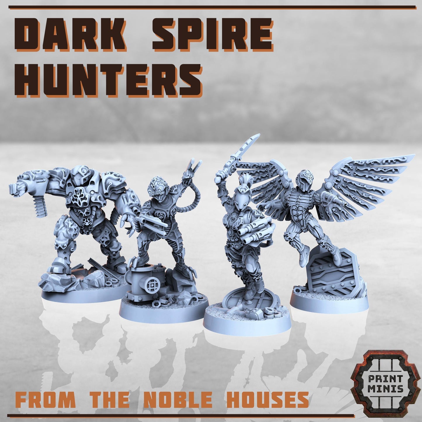 Dark Spire Hunters - Sci-Fi Grimdark Mutant Hunters by Print Minis
