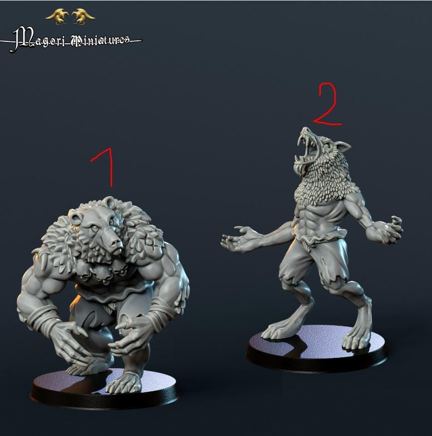Wulfens Fantasy Miniatures, Magori, RPG Wargame Figures