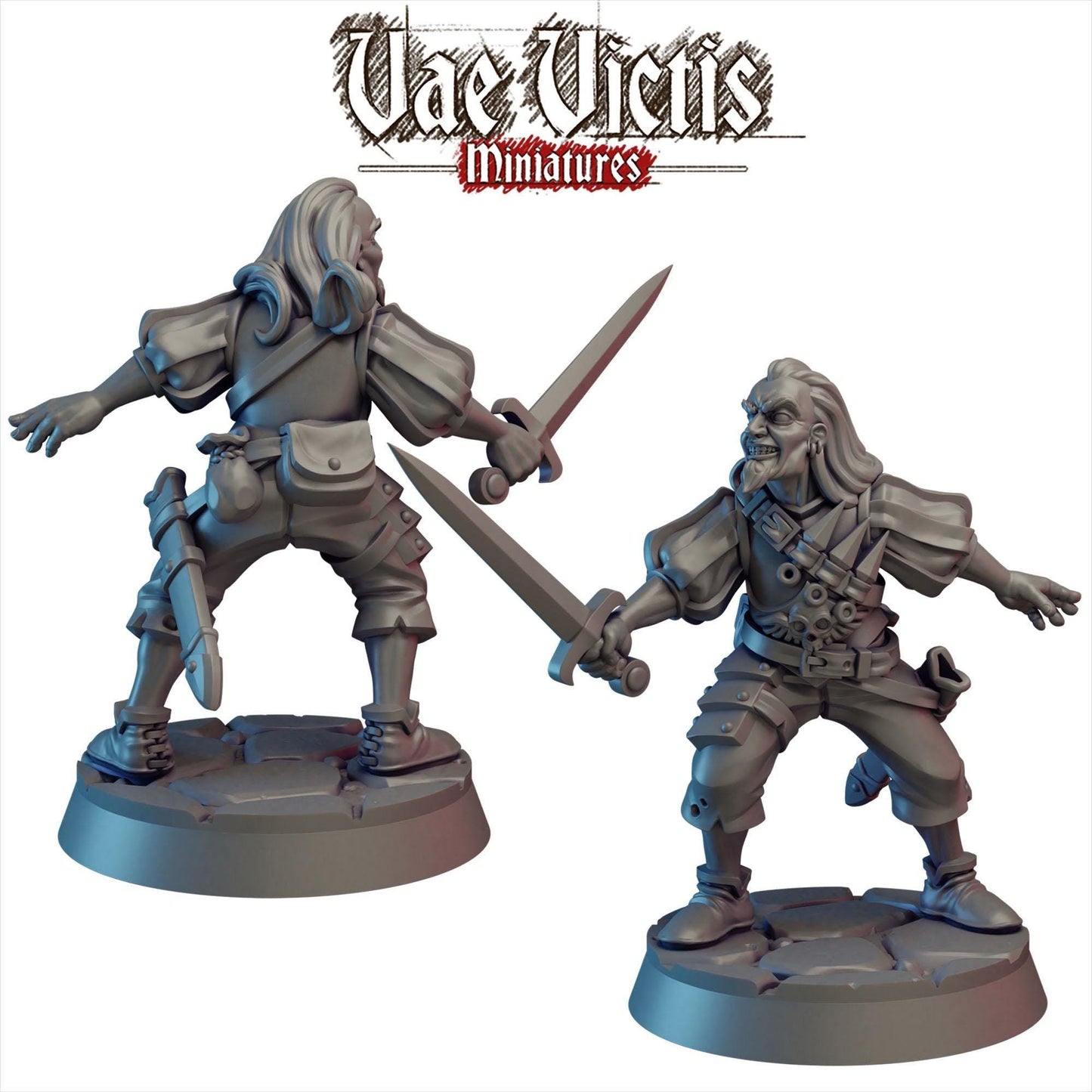 Daring Adventurers, Cursed City Mercenaries by Vae Victis, perfect for Fantasy Wargames and Tabletop RPGs