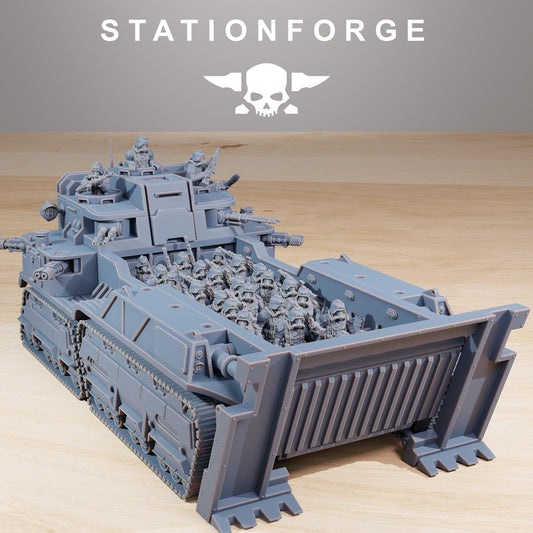 GrimGuard Transport Tank, Sci-Fi Wargame Miniature by STATIONFORGE