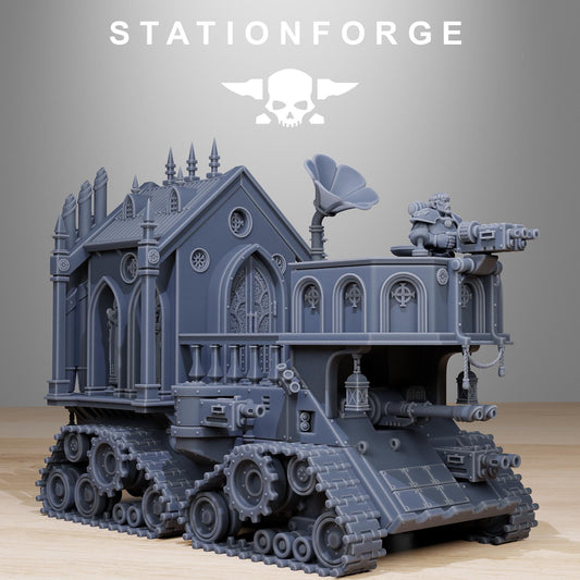 Vodalites Tank Modular Set Miniatures by STATIONFORGE, Imperial Inquisition Heavy Tank