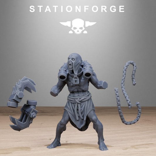 Corrupted Guard Butchers, 3D Printed Sci-Fi Miniatures by STATIONFORGE