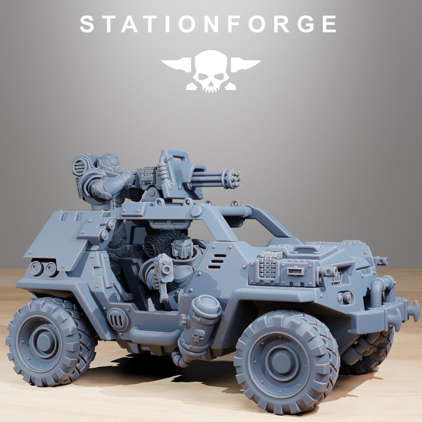Socratis Stormrider - Socratis Marines - Futuristic Marine Army, Sci-Fi Space Scout Vehicle by STATIONFORGE