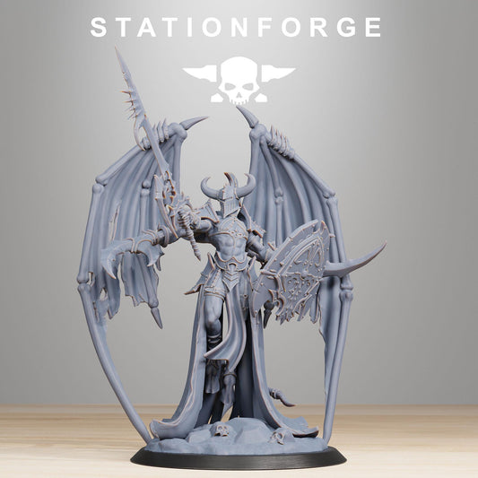 Demon Queen Miniature, STATIONFORGE Grimdark Wargame Model