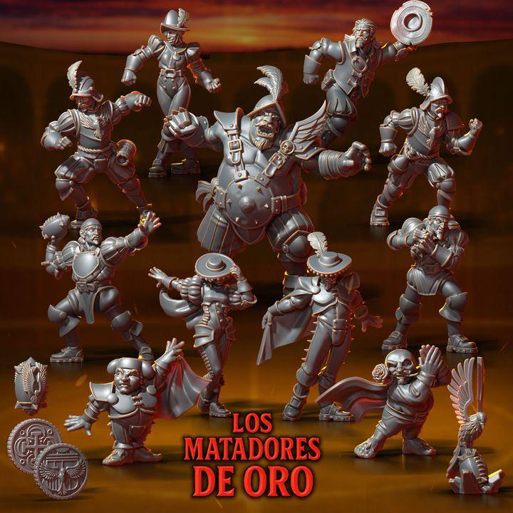 Los Matadores de Oro Part 2 by Punga Miniatures - Wargame Scale 3D Printed Miniature