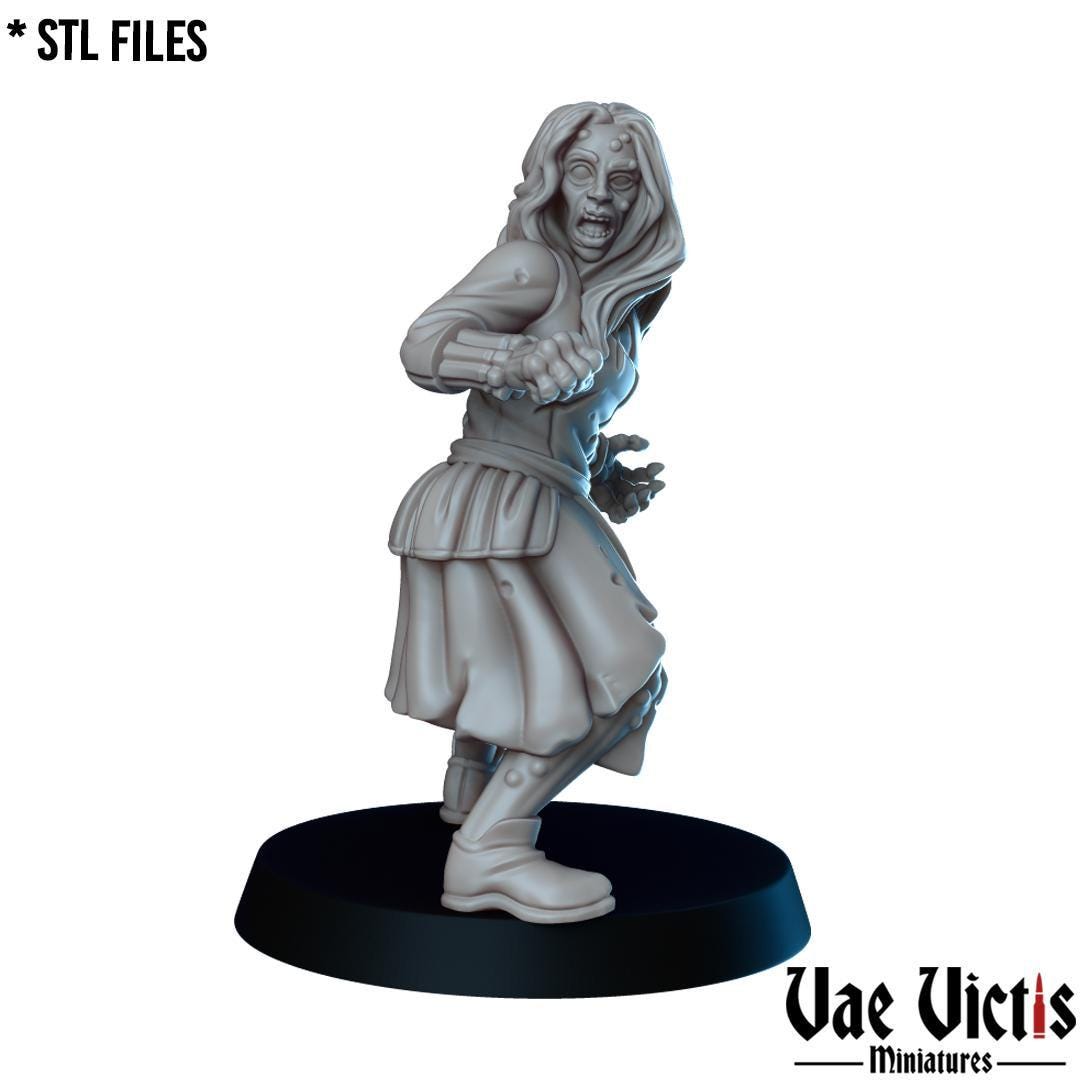 The Plague, Adventurers and Mercenaries by Vae Victis, perfect for Fantasy Wargames and Tabletop RPGs