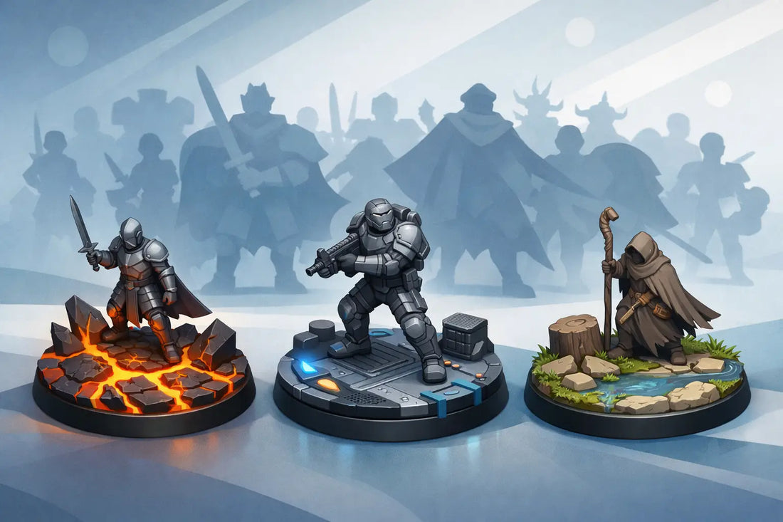 Custom Miniature Bases That Make Armies Stand Out
