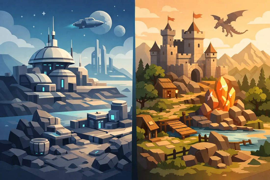 Sci Fi Terrain vs Fantasy Terrain for Your Table