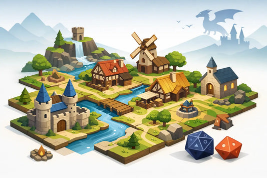 Fantasy Village Terrain for RPGs That Plays Well