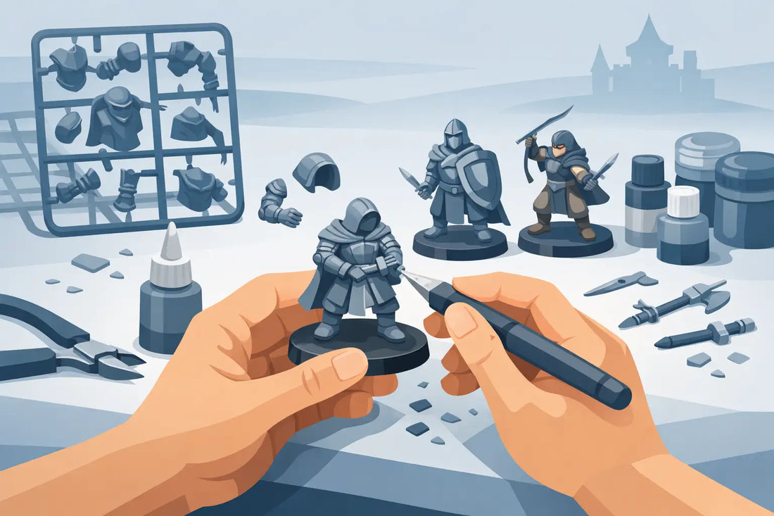 How to Assemble Warband Miniatures Cleanly