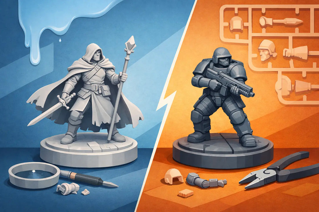 Resin vs Plastic Miniatures: Which Fits?