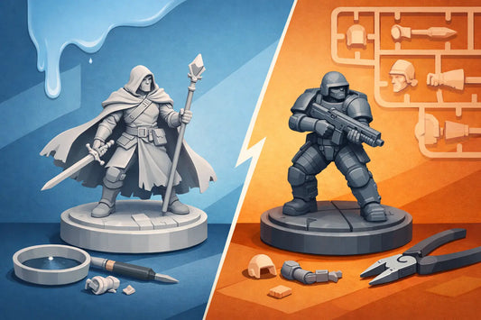 Resin vs Plastic Miniatures: Which Fits?