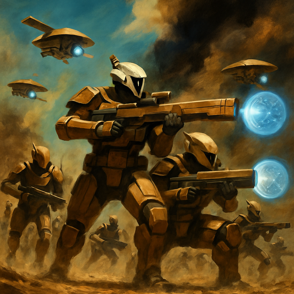 Sci-Fi Battlesuit Aliens