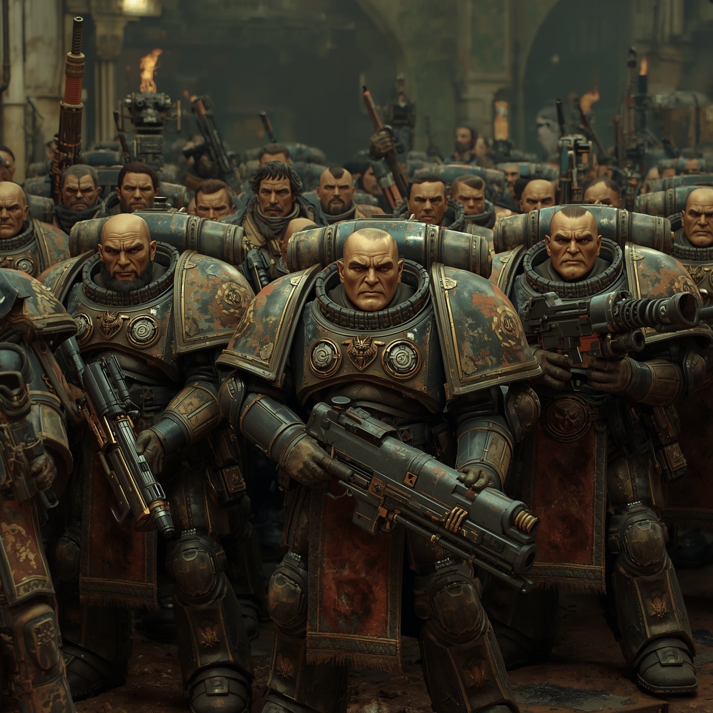 Sci-Fi Marine Troops and Vehicles
