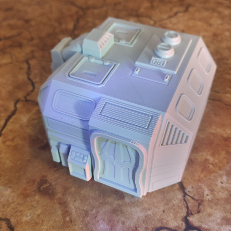 Ordus Station: Micro Hab Unit - Sci-Fi Grimdark Miniatures by Saucermen Studios, Wargame Scale 3D Printed - photo 3