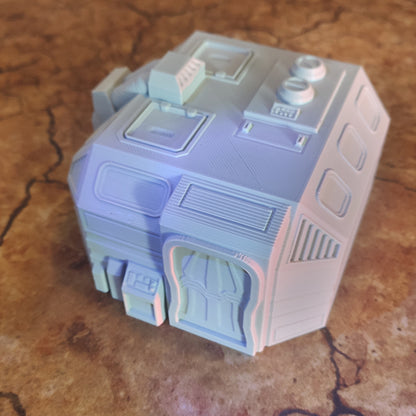 Ordus Station: Micro Hab Unit - Sci-Fi Grimdark Miniatures by Saucermen Studios, Wargame Scale 3D Printed - photo 3