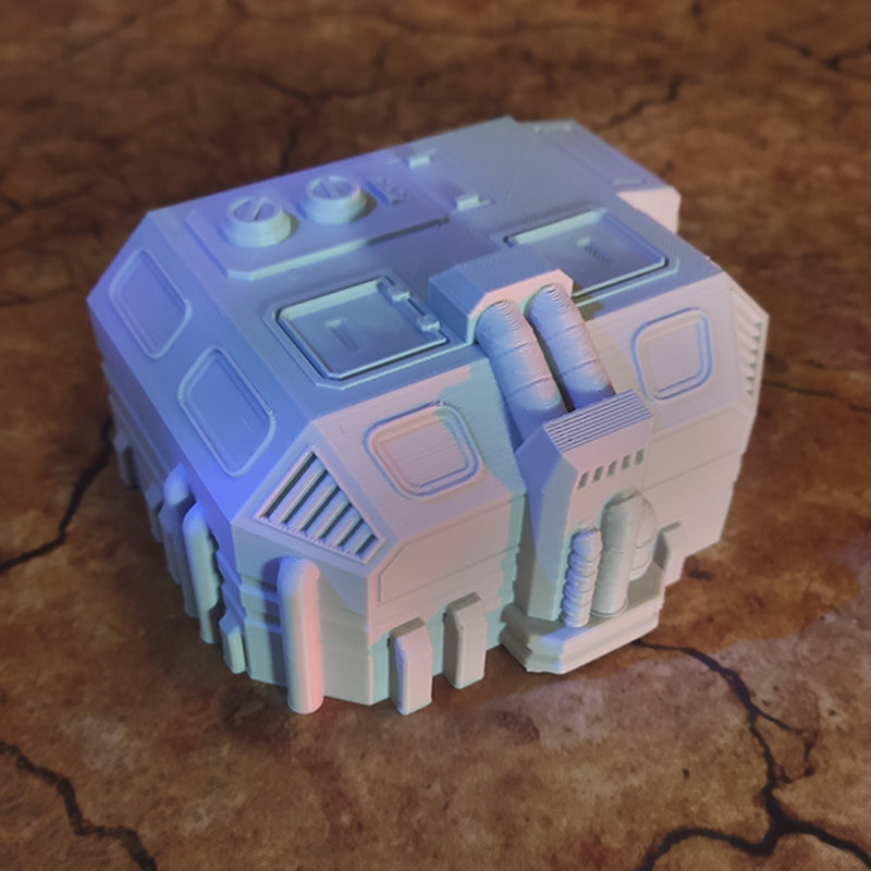 Ordus Station: Micro Hab Unit - Sci-Fi Grimdark Miniatures by Saucermen Studios, Wargame Scale 3D Printed - photo 4