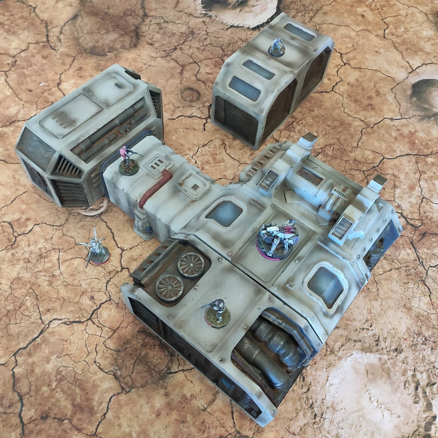 Ordus Station: Core Modules - Sci-Fi Grimdark Miniatures by Saucermen Studios, Wargame Scale 3D Printed - photo 7