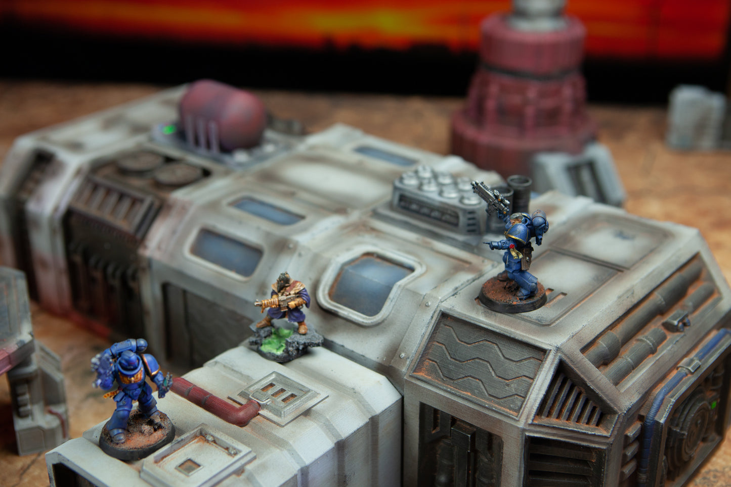 Ordus Station: Core Modules - Sci-Fi Grimdark Miniatures by Saucermen Studios, Wargame Scale 3D Printed - photo 10