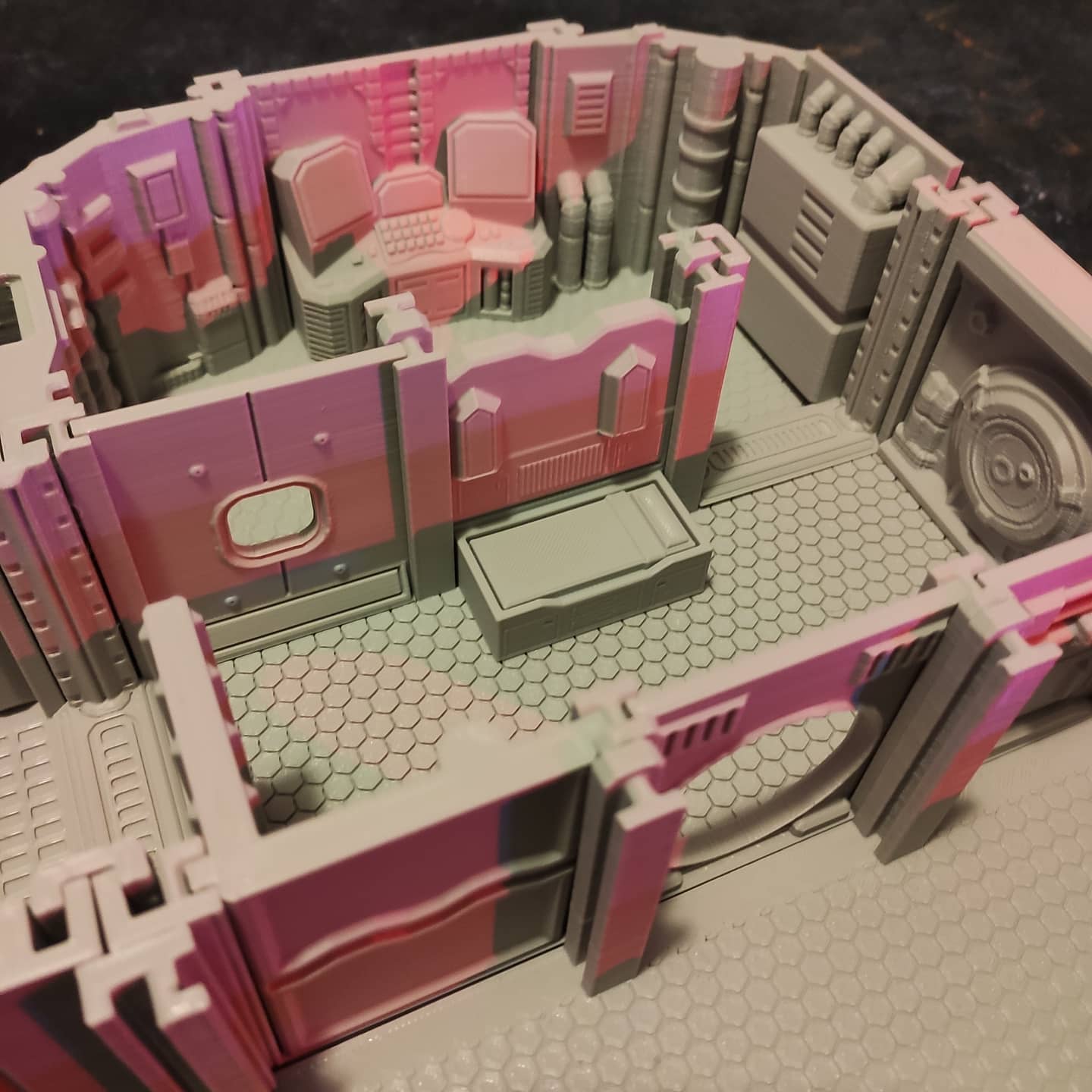 Ordus Station: Modular Scifi Interiors (Core Set) - Sci-Fi Grimdark Miniatures by Saucermen Studios, Wargame Scale 3D Printed - photo 6