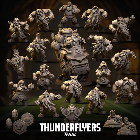Thunderflyers by Punga Miniatures - Wargame Scale 3D Printed Miniature