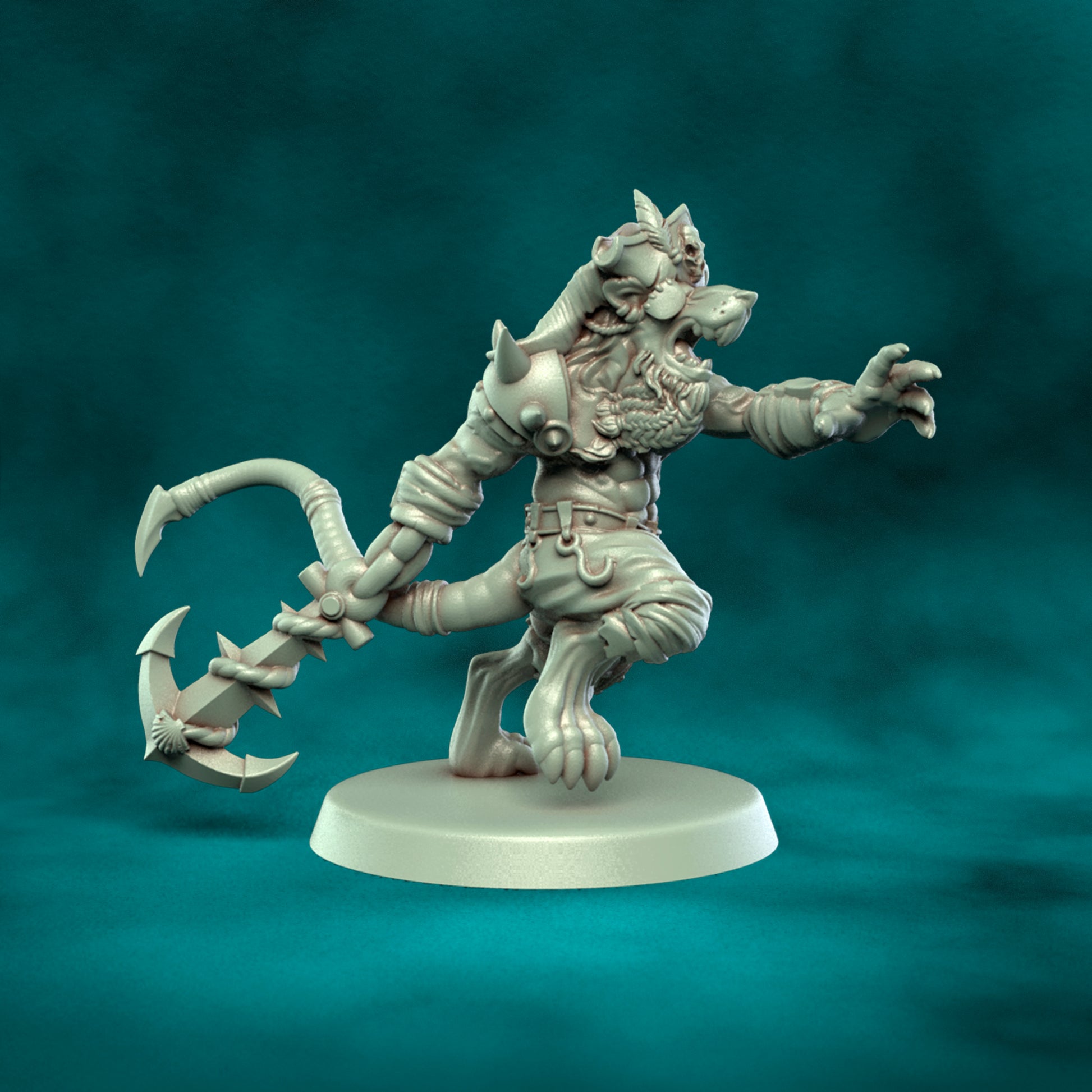 Star player Ball&Chain by Punga Miniatures - Wargame Scale 3D Printed Miniature