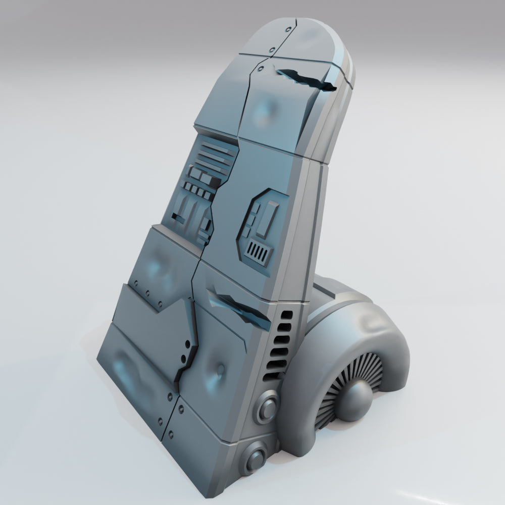 Broken Wing - Sci-Fi Grimdark Miniatures by Saucermen Studios, Wargame Scale 3D Printed