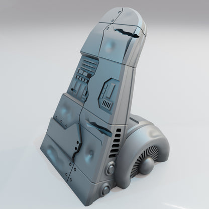 Broken Wing - Sci-Fi Grimdark Miniatures by Saucermen Studios, Wargame Scale 3D Printed