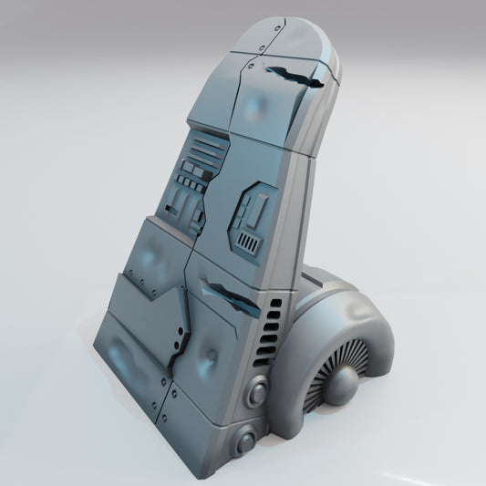 Broken Wing - Sci-Fi Grimdark Miniatures by Saucermen Studios, Wargame Scale 3D Printed