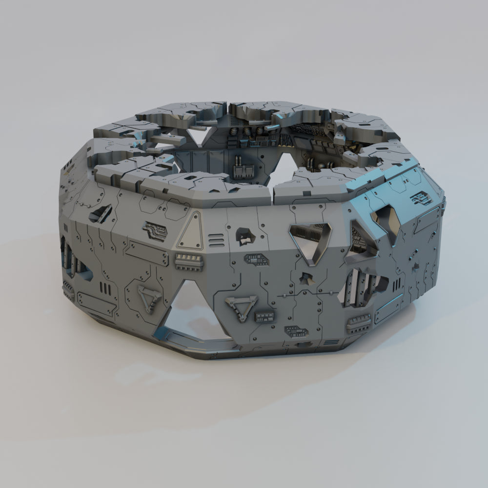 Lost Colony - Spaceship Graveyard (Core Set) - Sci-Fi Grimdark Miniatures by Saucermen Studios, Wargame Scale 3D Printed - photo 3