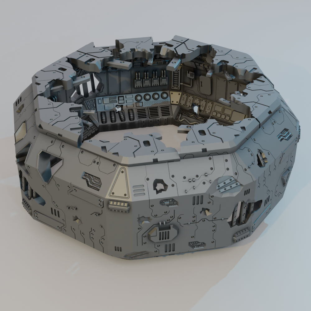 Lost Colony - Spaceship Graveyard (Core Set) - Sci-Fi Grimdark Miniatures by Saucermen Studios, Wargame Scale 3D Printed - photo 8