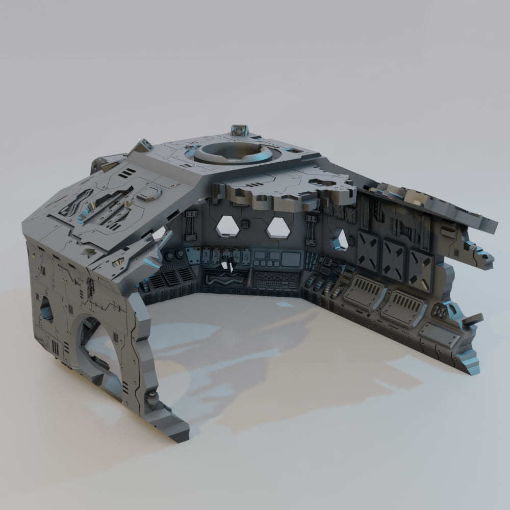 Lost Colony - Spaceship Graveyard (Core Set) - Sci-Fi Grimdark Miniatures by Saucermen Studios, Wargame Scale 3D Printed - photo 9