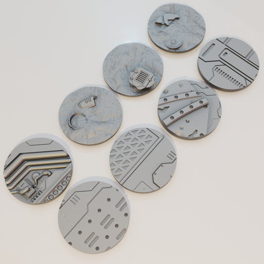 Sci-Fi Bases 55mm - Sci-Fi Grimdark Miniatures by Saucermen Studios, Wargame Scale 3D Printed