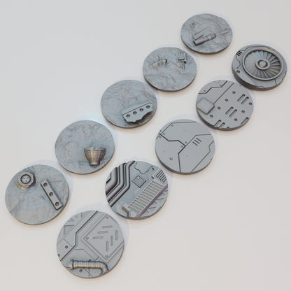 Sci-Fi Bases 25-70mm Bundle - Sci-Fi Grimdark Miniatures by Saucermen Studios, Wargame Scale 3D Printed - photo 3