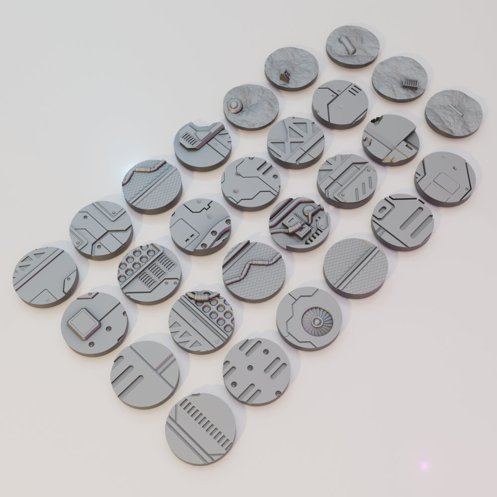 Sci-Fi Bases 25-70mm Bundle - Sci-Fi Grimdark Miniatures by Saucermen Studios, Wargame Scale 3D Printed - photo 7