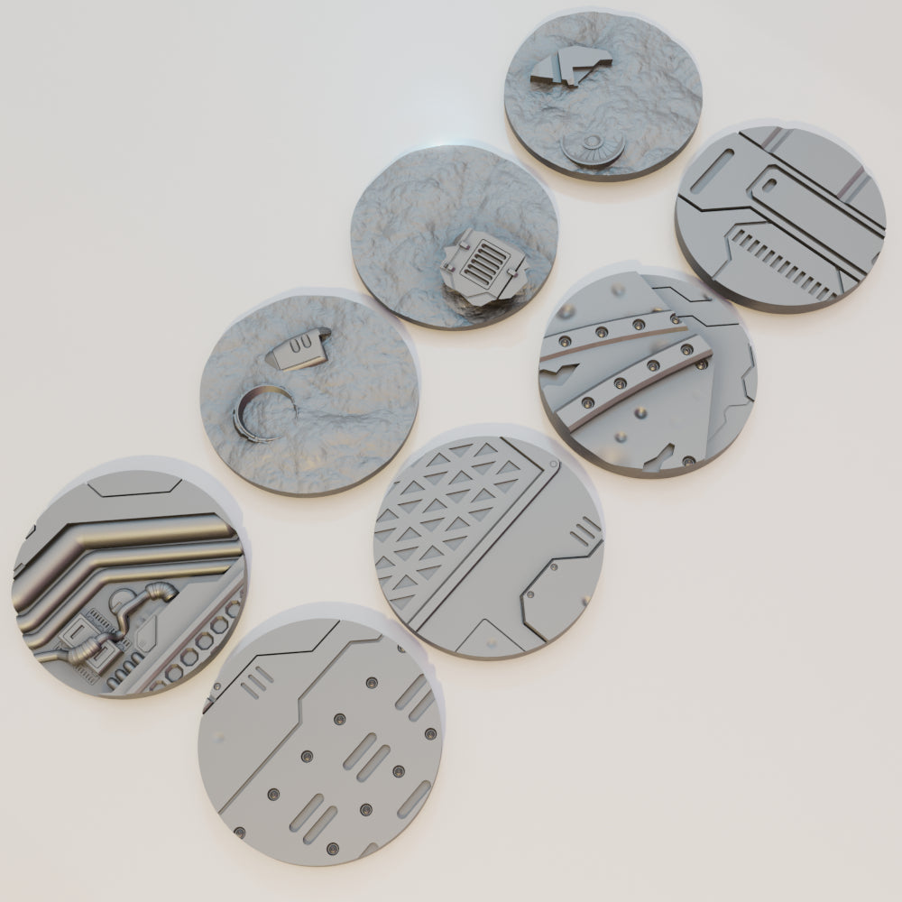 Sci-Fi Bases 25-70mm Bundle - Sci-Fi Grimdark Miniatures by Saucermen Studios, Wargame Scale 3D Printed - photo 8