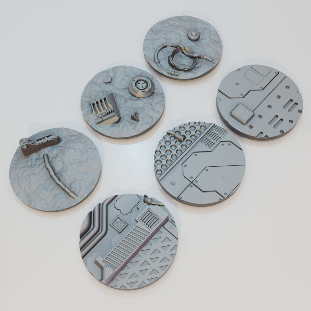 Sci-Fi Bases 25-70mm Bundle - Sci-Fi Grimdark Miniatures by Saucermen Studios, Wargame Scale 3D Printed - photo 9