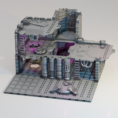 Lost Colony: Spaceship Graveyard - Internals UPGRADES - Sci-Fi Grimdark Miniatures by Saucermen Studios, Wargame Scale 3D Printed