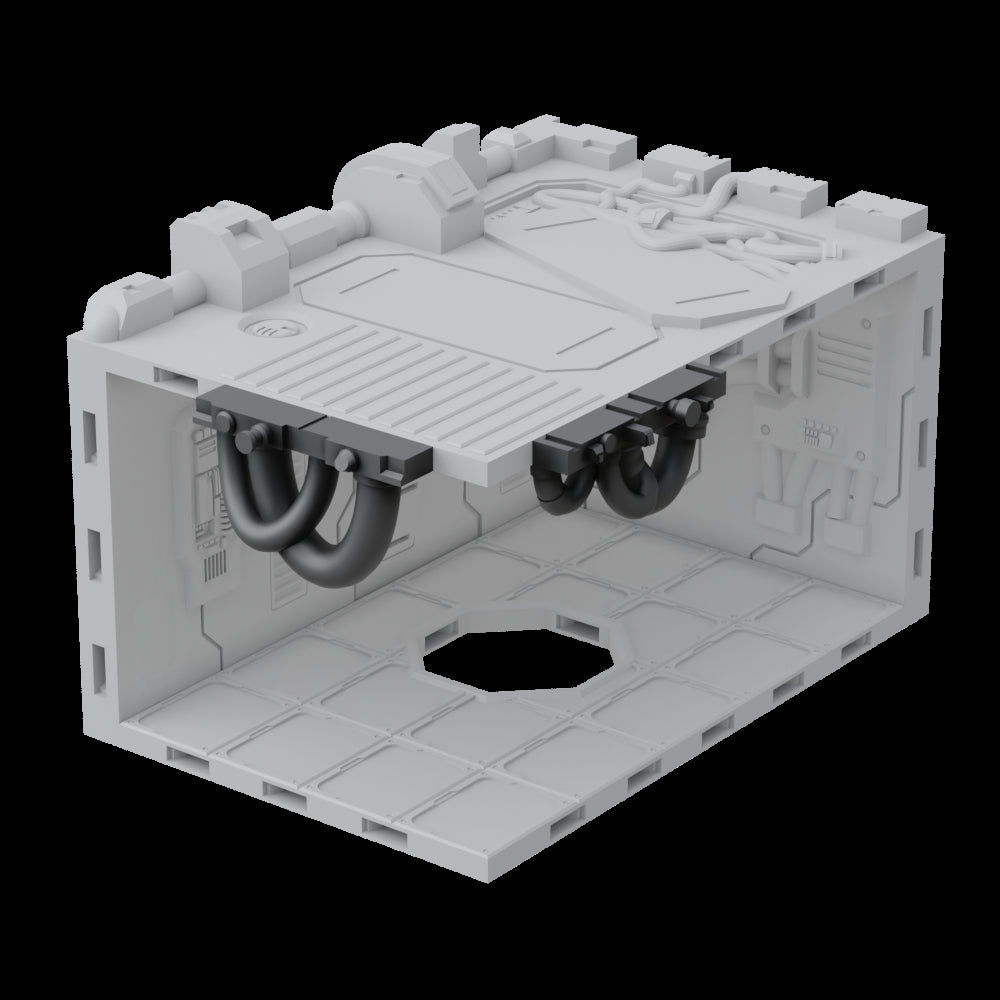 Lost Colony: Spaceship Graveyard - Internals UPGRADES - Sci-Fi Grimdark Miniatures by Saucermen Studios, Wargame Scale 3D Printed - photo 5