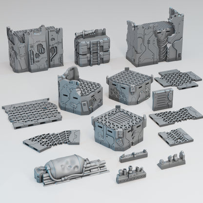 Lost Colony: Survivor Outpost - Sci-Fi Grimdark Miniatures by Saucermen Studios, Wargame Scale 3D Printed - photo 2