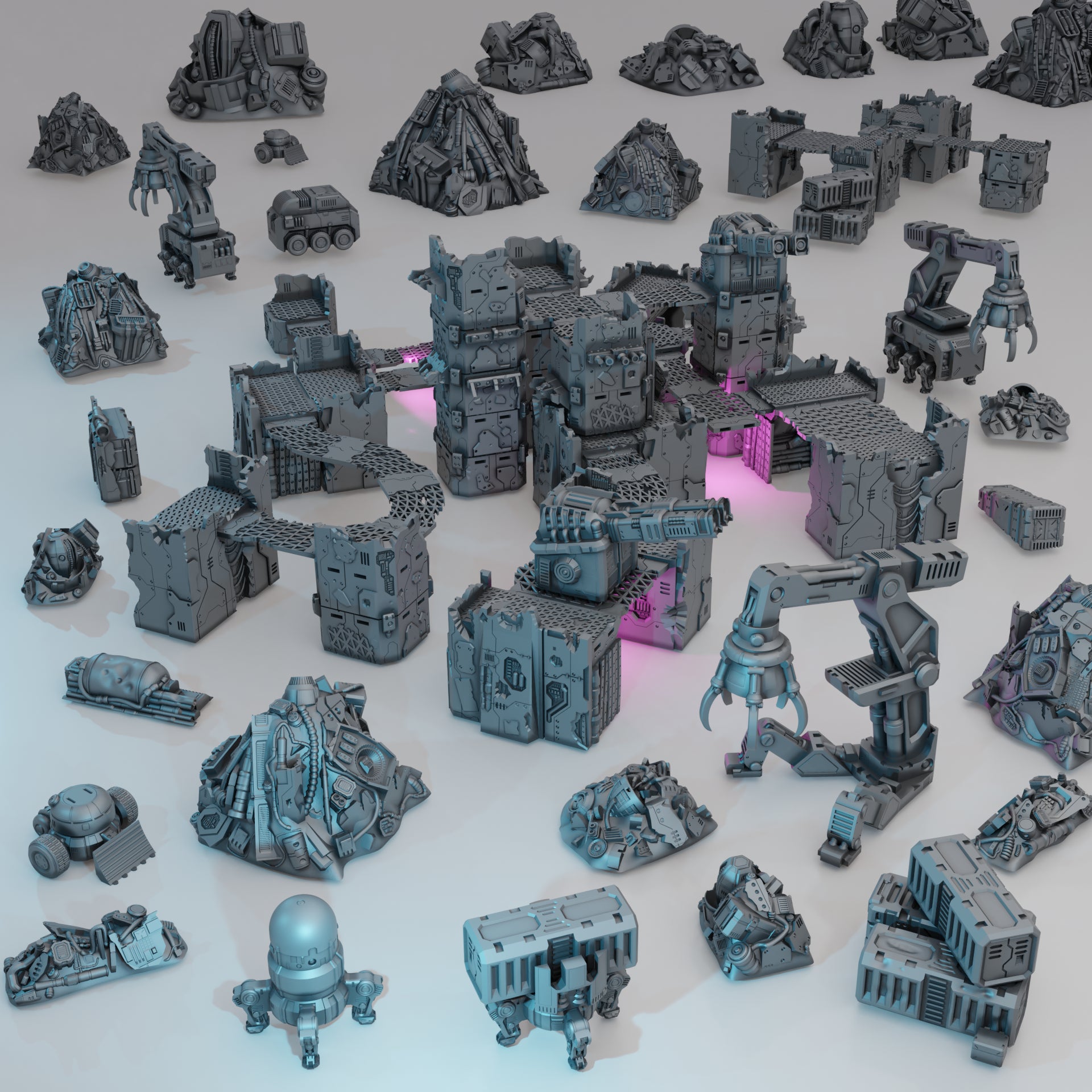 Lost Colony: Survivor Outpost - Sci-Fi Grimdark Miniatures by Saucermen Studios, Wargame Scale 3D Printed - photo 3