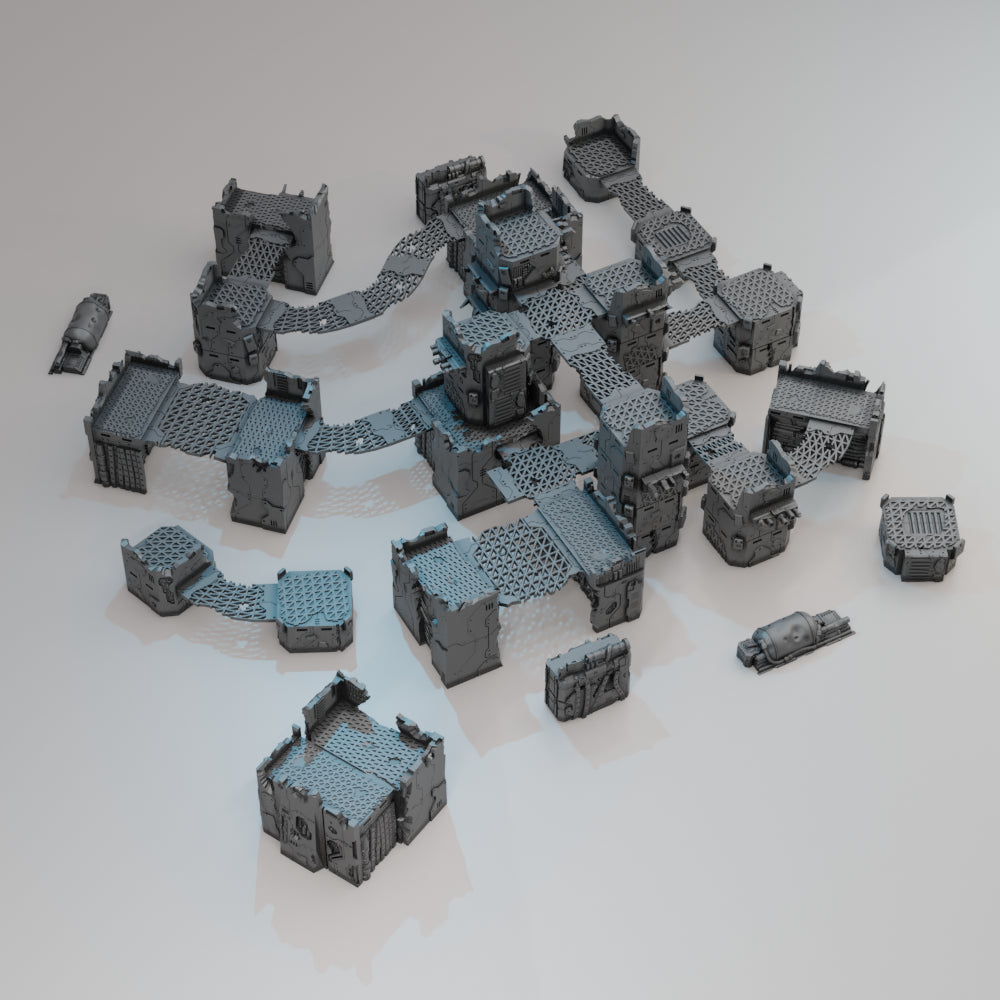 Lost Colony: Survivor Outpost - Sci-Fi Grimdark Miniatures by Saucermen Studios, Wargame Scale 3D Printed - photo 4