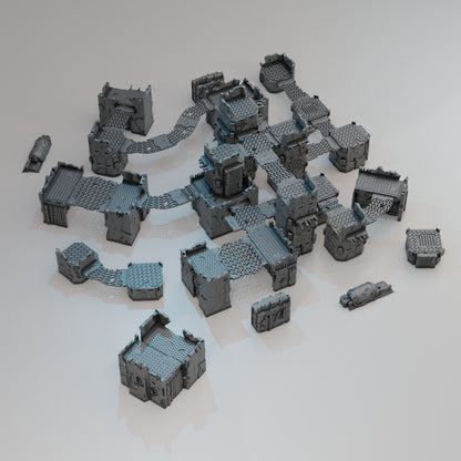 Lost Colony: Survivor Outpost - Sci-Fi Grimdark Miniatures by Saucermen Studios, Wargame Scale 3D Printed - photo 4